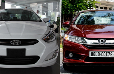 Phân khúc 700 triệu: Hyundai Accent 2015 hay Honda City 2016?